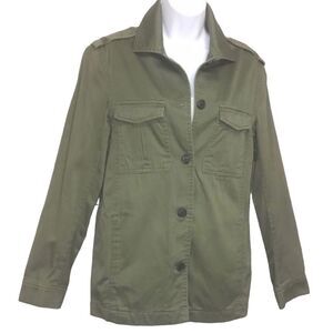 H&M Utility Military Green Safari Jacket Sz 4 NWT Streetwear